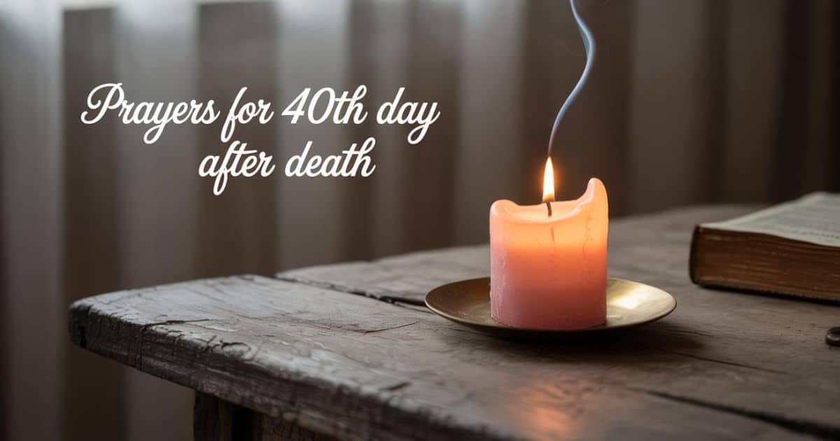 Prayers For 40th Day After Death
