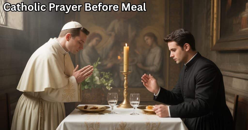 Catholic Prayer Before Meal